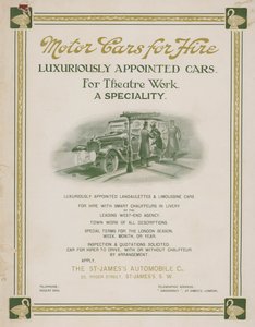 Advertentie voor huurauto