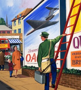 Reclameafficheplakker door English School