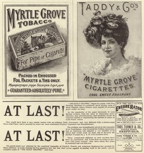 Advertentiespread uit The Graphic Christmas Number 1896