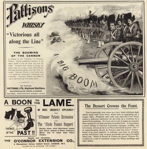 Advertentiepagina uit The Graphic Christmas Number 1897