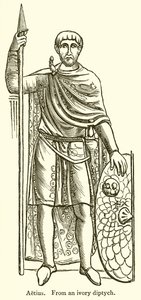 Aetius door English School