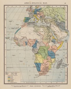 Afrika, Politieke Kaart