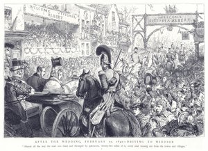 Na de bruiloft, 10 februari 1840, op weg naar Windsor