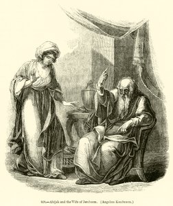 Ahia en de vrouw van Jerobeam, Angelica Kaufmann door English School