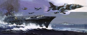 Vliegdekschip en Jets
