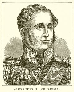 Alexander I van Rusland door English School