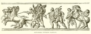 Alexander betreedt Babylon