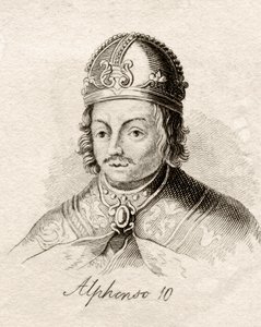 Alfonso X van Castilië, uit 