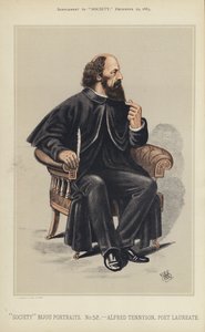 Alfred Tennyson, Dichter Laureaat door English School