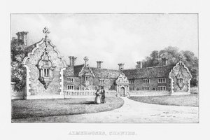 Almhuizen, Chenies (gravure)