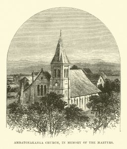 Ambatonakanga Kerk, ter nagedachtenis aan de martelaren door English School