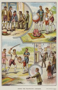 Onder de reizende acrobaten