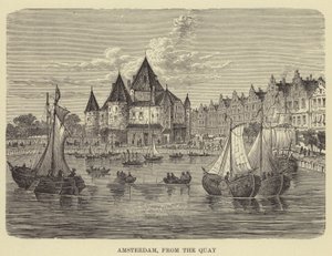 Amsterdam, vanaf de Kade door English School