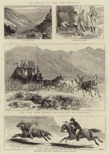 Een Kunstenaar in het Verre Westen, V (gravure)
