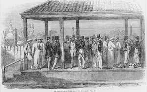 Een Indiaas Spoorwegstation, 1854