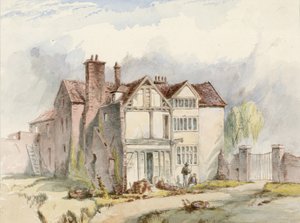 Een Oud Gebouw in Putney, Londen door English School