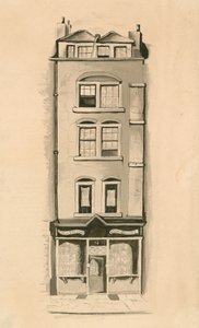 18 Strand, Westminster, Londen, geboorteplaats van Charles Matthews, komiek