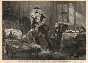 Een wees gevonden in het bed van Graaf Bismarck