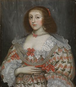 Een onbekende jonge dame uit de tijd van Karel I, c.1635 door English School