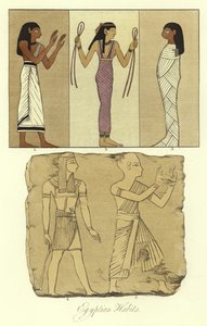 Oude Egyptische kostuums door English School