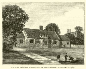 Oude Grammatica School, Boston, Lincolnshire, opgericht AD 1567