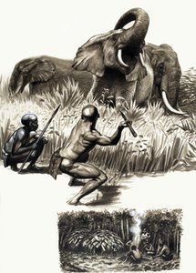 Oude volkeren van de wereld: Kleine trappers van de jungle door English School