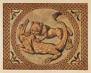 Oud Rome: Leeuw en krokodil