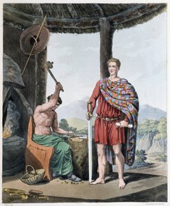 Oude smid en ijzermaker - in 