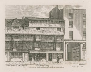 Oude gemakken vergeleken met moderne gemakken in Gosnell Street, Finsbury door English School