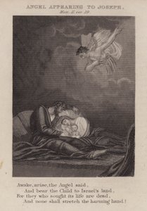 Engel die aan Jozef verschijnt, Mattheüs II, vers 19