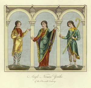 Angelsaksische jongeren van de 11e eeuw