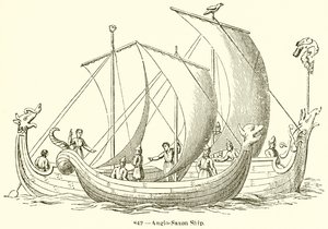 Angelsaksisch schip door English School
