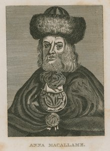 Anna Macallame, baardvrouw door English School