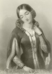 Anna van Bohemen, koningin van koning Richard II door English School