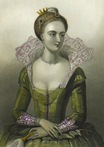 Anna van Denemarken, koningin-gemalin van Jacobus I van Groot-Brittannië door English School