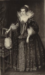 Anne van Denemarken, koningin-gemalin van koning James I door English School