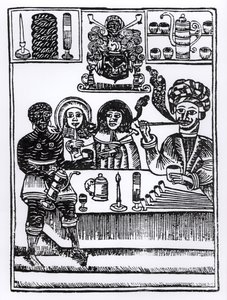 Anti-rook pamflet (houtsnede)