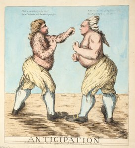 Anticipatie, uitgegeven 1784 door English School