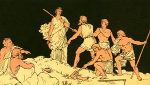 Antigone en het lichaam van Polynices