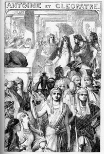 Antonius en Cleopatra - Illustratie in 