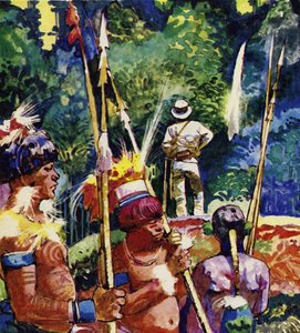 Antonio Raimondi bereikte wat hij dacht dat de bron van de Amazone was door English School