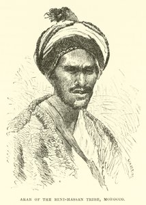 Arabier van de Beni-Hassan stam, Marokko door English School