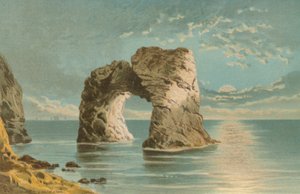 Gebogen rots, Freshwater Bay - Isle of Wight