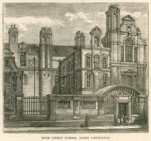 Architectuur van het London School Board: High Street School, Stoke Newington, Londen door English School