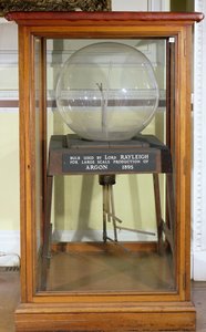 Argonlamp gebruikt door Lord Rayleigh (1842-1919) 1895