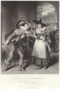 Armado en Jaquenetta, Liefdes Labeur Verloren, Act I, Scene II