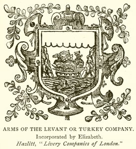 Wapens van de Levant of Turkije Compagnie door English School