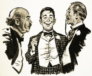 Arnold Bennett: een scène uit The Card door English School