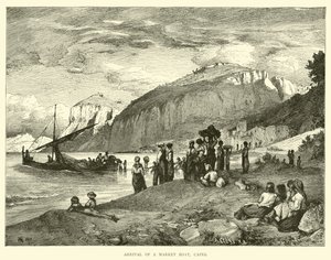 Aankomst van een marktboot, Capri