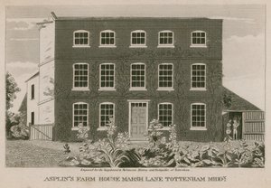 Asplins Boerderij, Marsh Lane, Tottenham, Londen door English School